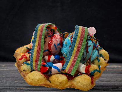 Delicious Whopper Waffle